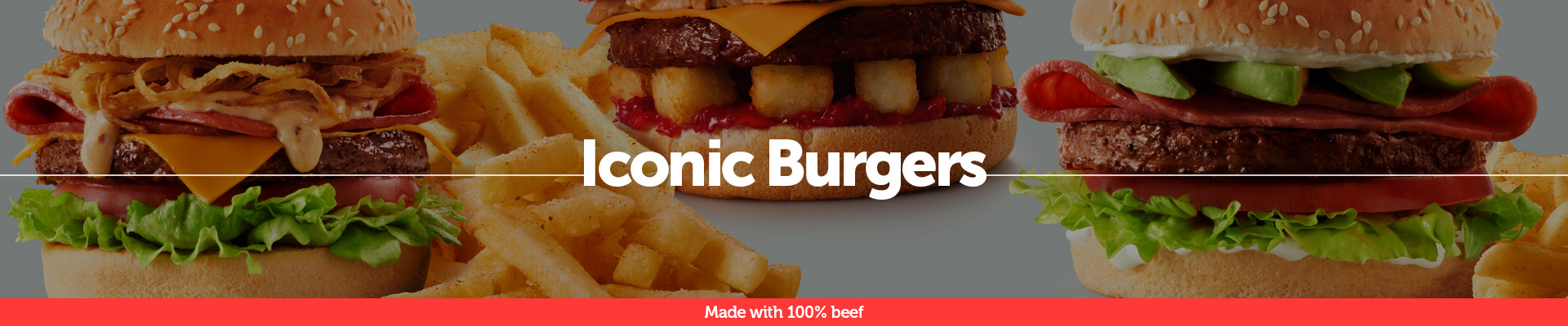 Iconic Burgers Header Image