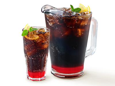 Strawberry Coke Mocktail Drink
