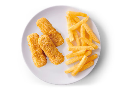 Crumbed Chicken Sticks Combo